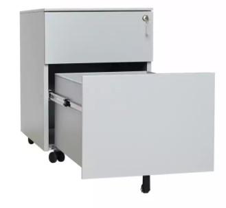 Modern Office Furniture Steel File Storage Cabinet With Wheels