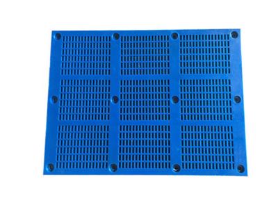 Tensioned PU Ming Screen Mesh , Dewatering Polyurethane Vibration Sieve Panel