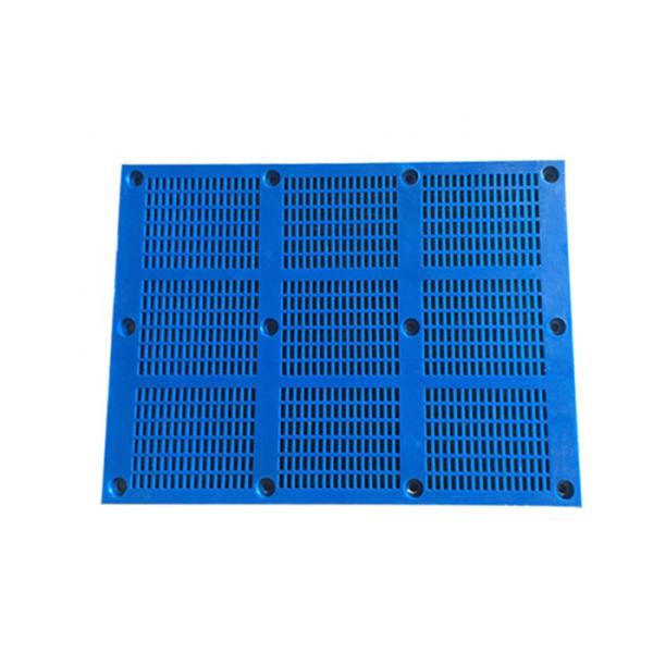 Tensioned PU Ming Screen Mesh , Dewatering Polyurethane Vibration Sieve Panel