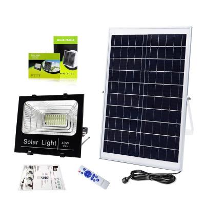 O ponto IP67 solar impermeável preto ilumina a capacidade da bateria de 40W 6000mAh