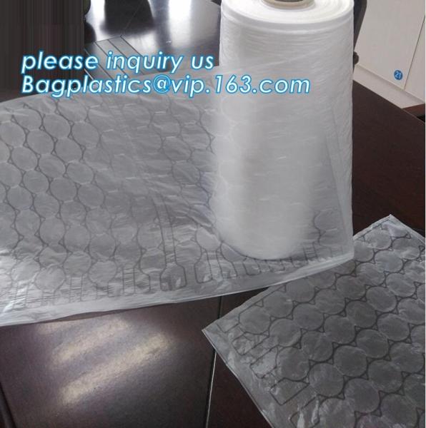 air cushion pillow bags, inflatable air filled pillow bag, shockproof recycable air pillow glass bottle bag, bagplastics