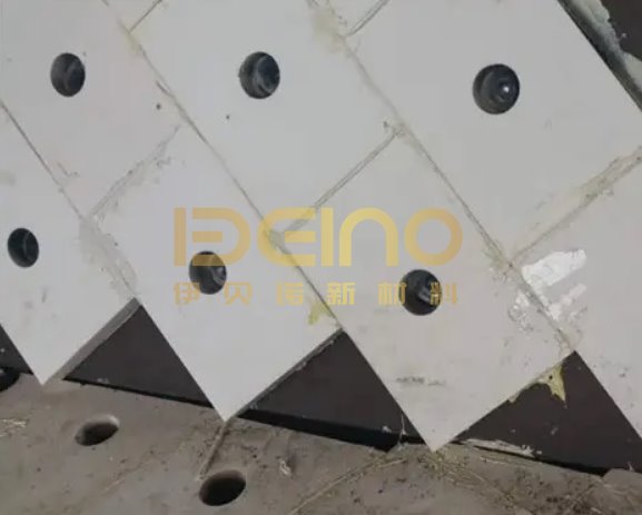 Weld-On Alumina Ceramic Tiles for High-Temperature Wear Protection
