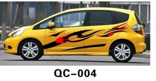 Personalised Car Body Sticker QC-004A / Car Decoration
