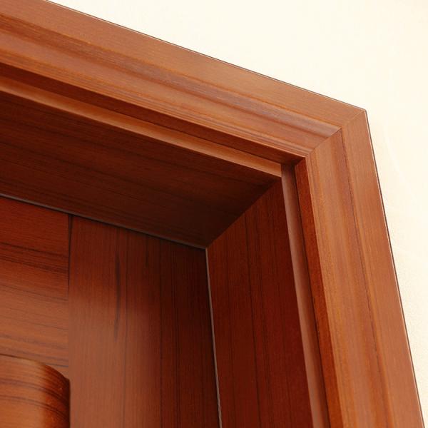 Decorative Interior Melamine Wooden Door PU Painting OEM ODM