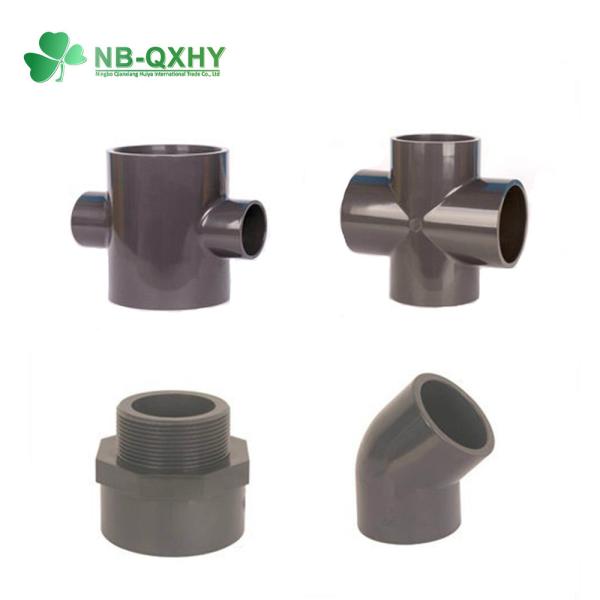 Plastic Pipes and Fittings Pn16 PVC Accessories Coupling 20mm to 315mm for Water Supply