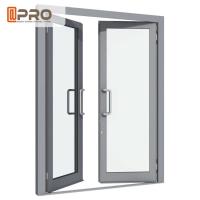 O dobro de alumínio vitrificou portas francesas, portas que articuladas francesas à prova de som a PORTA DE AÇO da dobradiça de porta do balanço da DOBRADIÇA de PORTA ESCONDE