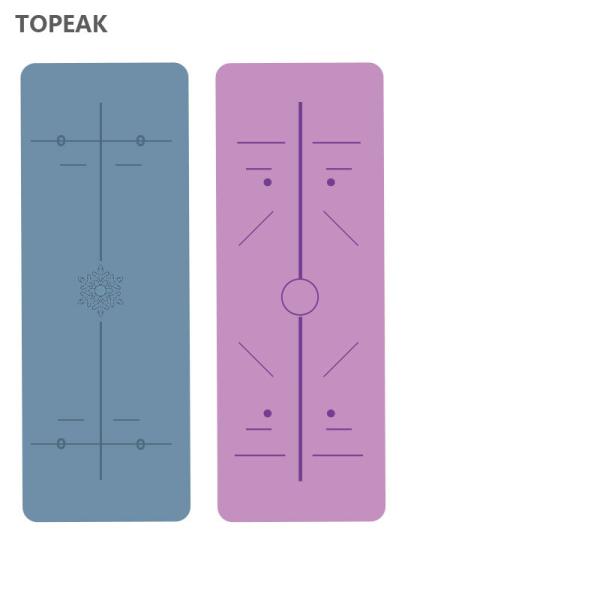 9x6 6x6 Natural Polyurethane Leather Yoga Mat Pu Rubber Mat 1830x610x4mm