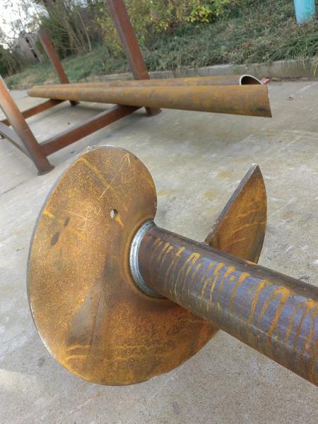 Solar Mounting System Portable Foundation Round Shaft Helical Spiral Pile Anchor