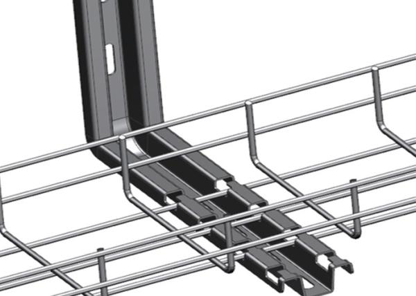 Hot Dipped Galvanized PG Wire Mesh Cable Tray Basket Q235B Steel
