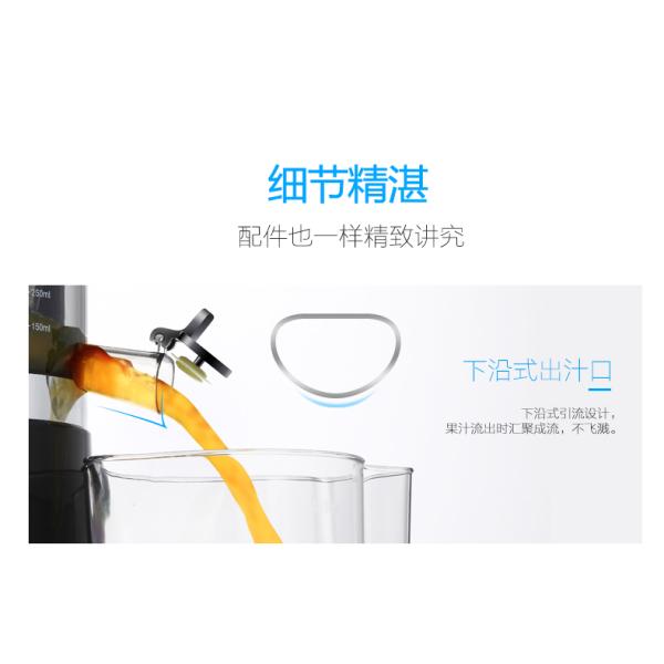 Stainless Steel Screw Extracteur de jus 360 degree strainer assembly wide mouth slow juicer GK-SS01