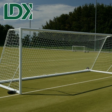 8' X 24' Professional Soccer Goal Portable Aluminum With Wheels Standard Size