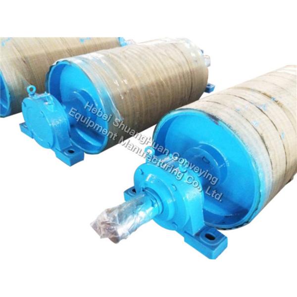 Smooth Rubber Face 1000mm Conveyor Drive Pulley For Steel Industry