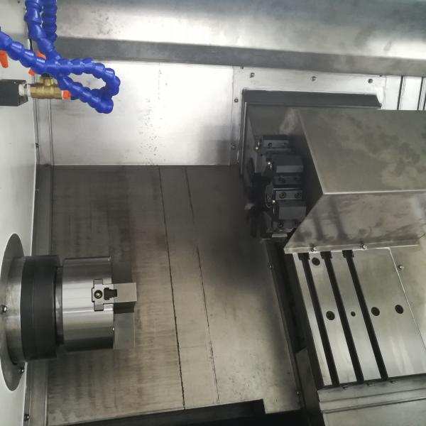 TCK6350 Small Slant Bed Mini CNC Lathe / High Precision CNC Turning Center