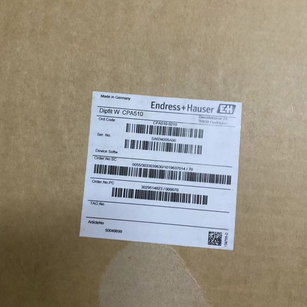 Endress+Hauser CPA510-0210 | pH Buffer Solution 4.01, 250 mL