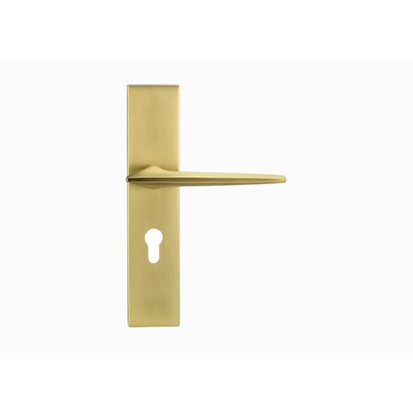 Gold Modern Dummy Lever Door Handles 145mm For Bedroom