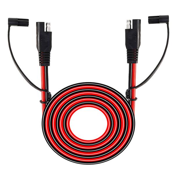 14AWG 2m SAE to SAE Power Automotive Extension Cable Quick Disconnect Wire Harness SAE Connector for Solar Battery