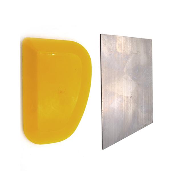 Different Colors Silicone Putty Knife Scraper Multiple Function For Car Paint