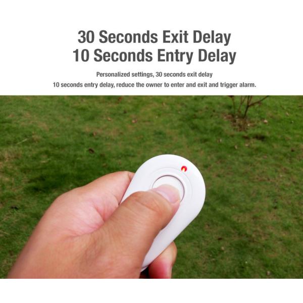 Indoor 130dB Wireless Motion Sensor Alarms with Remote Control Alarm CX303