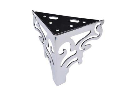 Chrome Plated Metal Furniture Legs Iron Material Height 120mm With Long Durability