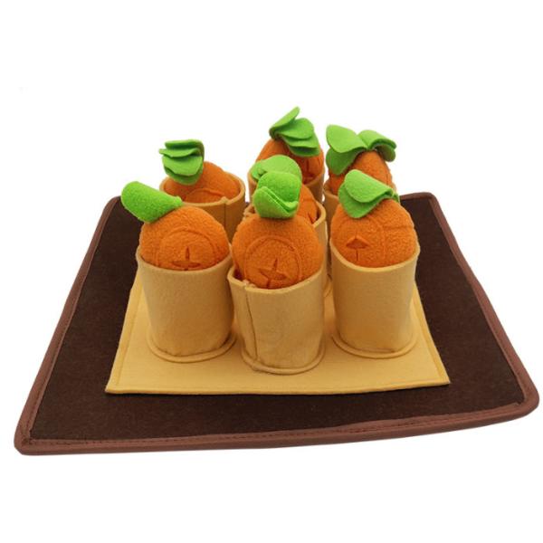 Самые лучшие игрушки обслуживания головоломки еды головоломки обслуживания собаки Diy собаки с 6 морковами