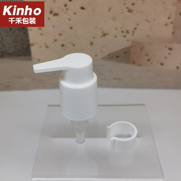 Plastic Matt Cream Serum Foundation Treatment Pump 0.65cc 1cc With Clip