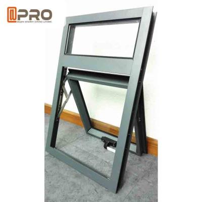 O toldo posto solar Windows de alumínio, dobro pendurado dobro de alumínio vitrificado dobro da janela de Windows do toldo vertical pendurou