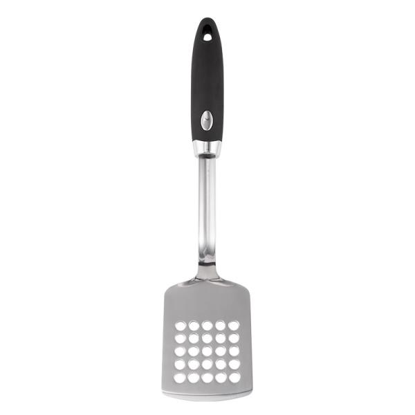 Europe style New pattern kitchenware set with stand black color handle cooking tools  patato masher