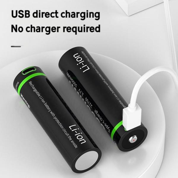 Type C Rechargeable Lithium Ion Battery 21700 3.6V 5000mAh Emergency Light Mini Fan Battery Cell