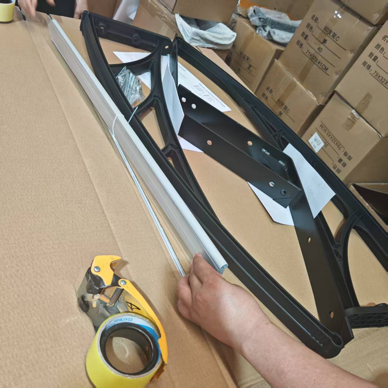 Polycarbonate sheet Roofing Plastic Bracket Lawn Mower Canopy Easy install
