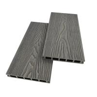 Panneaux de platelage réutilisés par 3D composés en plastique en bois autour de la piscine pour le jardin extérieur