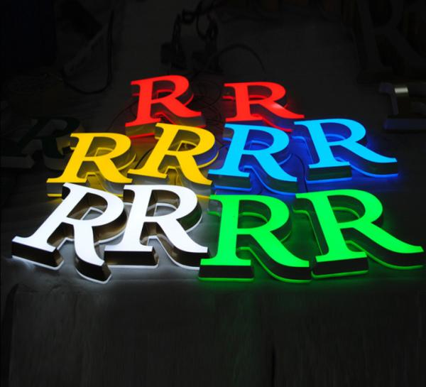 Customization Mini Letter 3d Acrylic Luminous Letter Energy Saving Pvc Light Letter