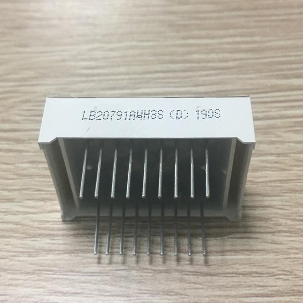 20mm White Color 2 Digit 7 Segment LED Display for Digital Water Heater