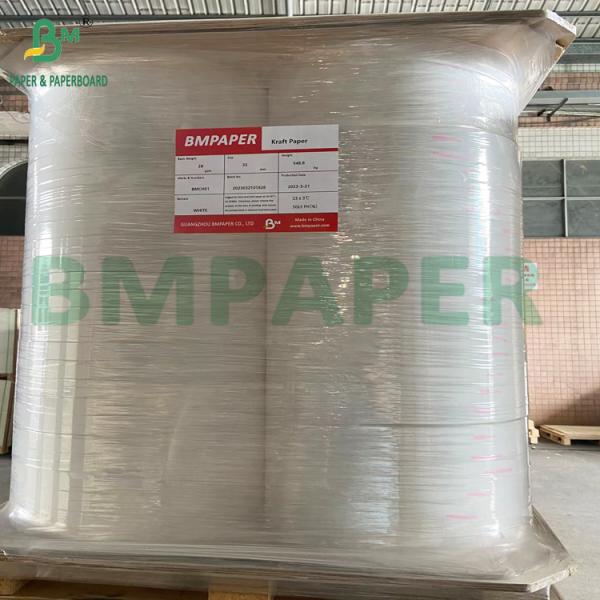 Chopsticks Packing Paper Material 24gsm 26gsm 28gsm White Color Packing