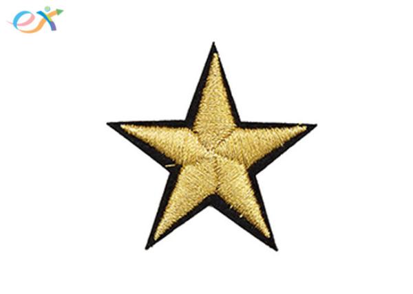 3D Puff Star Iron On Embroidered Patches Apparel Clothing Accessories Decorative Logo