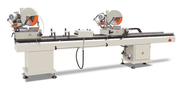 manual double mitre saw pvc window door making machine double head cutting machine