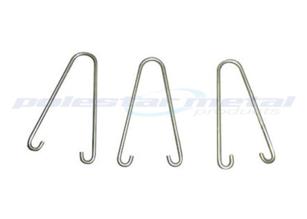 Hardware feito sob encomenda do metal ISO9001, ganchos de gancho de aço inoxidável do agregado familiar S de AISI 316 especiais