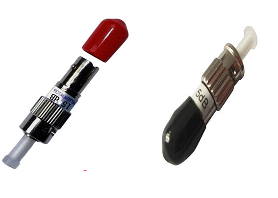 ST UPC, varón fibroóptico del atenuador de la fibra óptica del metal del atenuador a la hembra