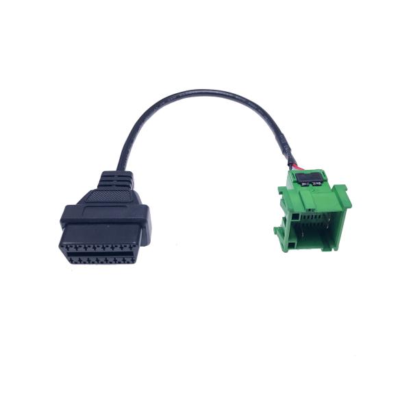 120 Series Cable 26AWG OBD OBD2 OBD II 16PINS to FMS Cable Adapter