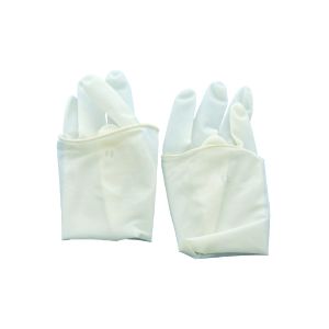 Milky белые устранимые перчатки 100pcs/Box 0.07mm латекса