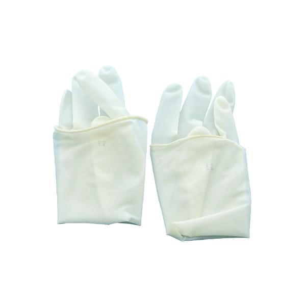 Milky белые устранимые перчатки 100pcs/Box 0.07mm латекса