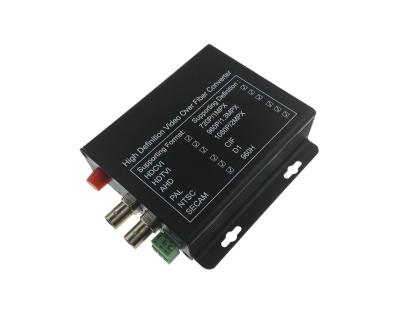 2 Channel Video To Fiber Converter , TVI/CVI/AHD Fiber Optic Video Converter