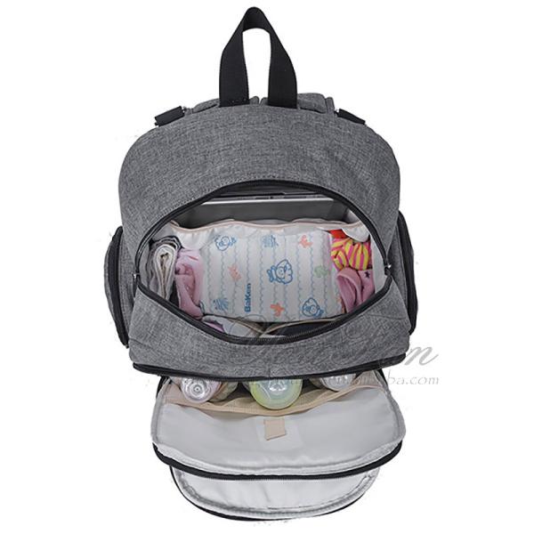 Durable Fabric Baby Diaper Bag Mom Backpack