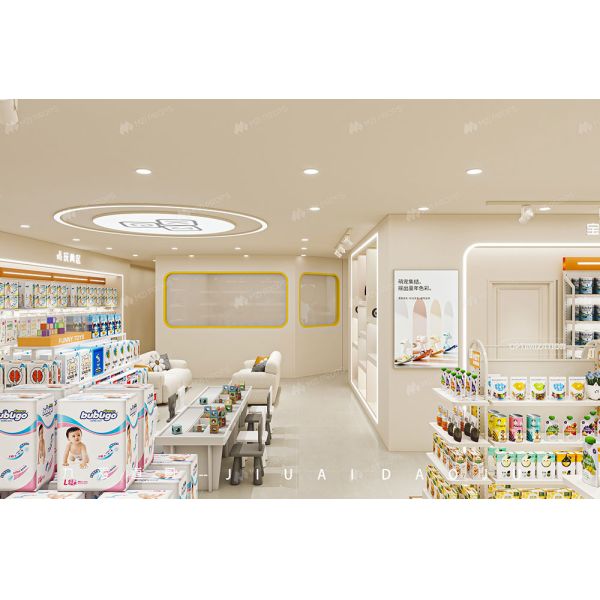 BBC017 Fashionable Shop Showcase Baby Clothing Display Baby Store Shelves For Maternity Shop Decoration