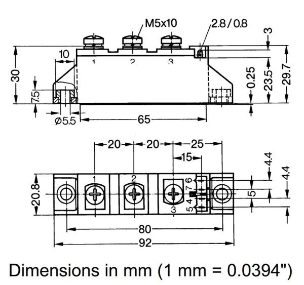 IGBT Power Module VMK165-007T Dual Power MOSFET Module IXYS IGBT Power Module