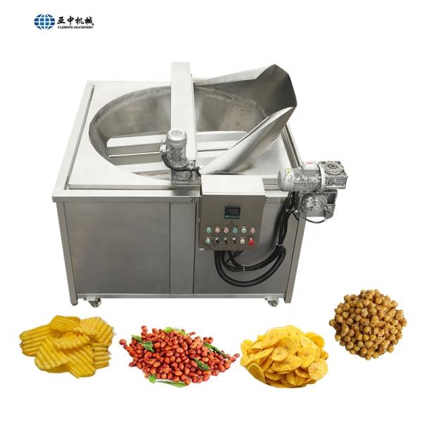 Full Automatic Industrial Snacks Potato Chips Batch Fryers