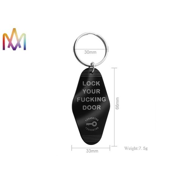 7.5g Acrylic Anti Lost Cards Engraved Charm Tag