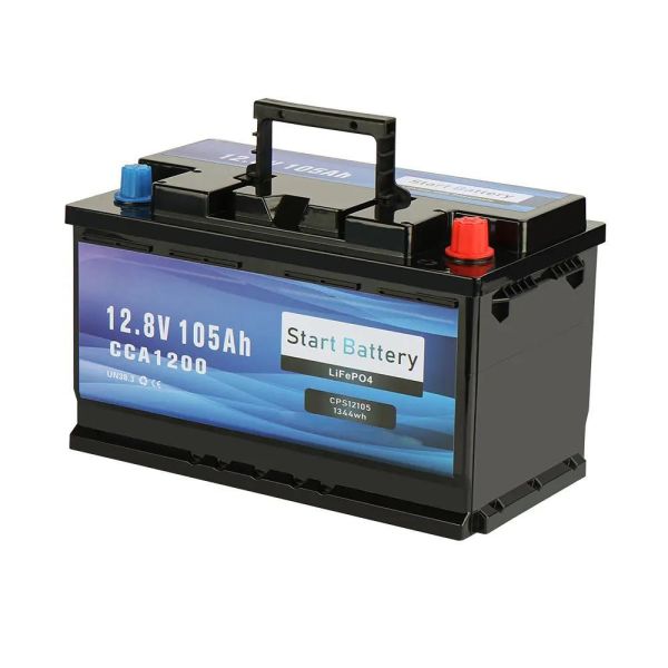 12.8V 105Ah High Crank LiFePO4 Battery1344Wh 1200CCA For Extreme Starting And Deep Cycle OEM ODM Ready For Wholesale Distributors