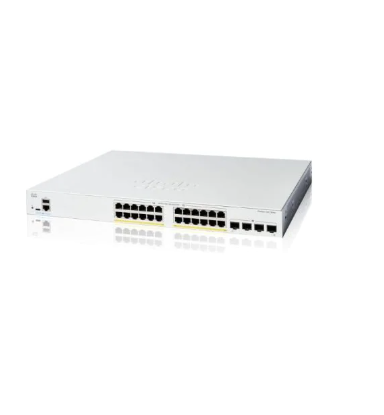 C1200-24T-4X Network Adapter 24x 10/100/1000 Ports 4x 10 Gigabit SFP+ Rack-mountable PoE SNMP QoS VLAN Function for LAN Switches