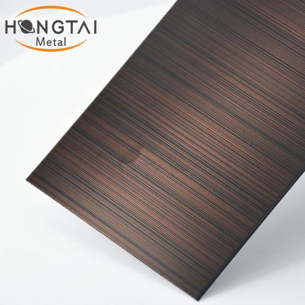 2B BA HAIRLINE 316L 304 Metal Stainless Steel Sheet 1240mm 1500mm