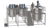 316/304 Machine homogénéisatrice de mélangeur de détergent liquide en acier inoxydable